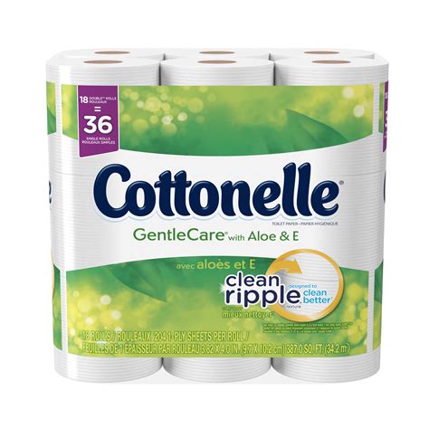 Cottonelle Ultra Gentlecare Toilet Paper 48 Double Rolls Sensitive Bath