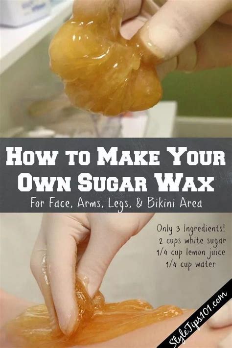 How to prep the skin. How to Make Sugar Wax at Home: DIY Sugar Wax Recipe ...