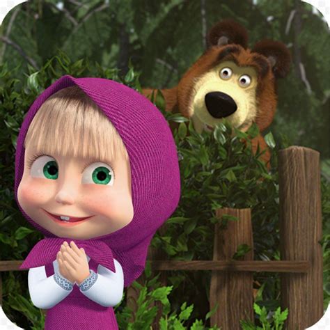 Bear Masha And The Animated Film Magic Png Free Download Marsha And The Bear Masha And The