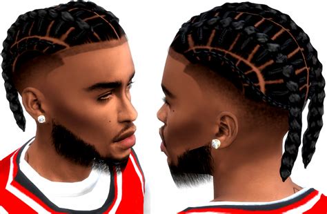 Trey Braids Sims Hair Toddler Hair Sims 4 Sims 4 Hair Male