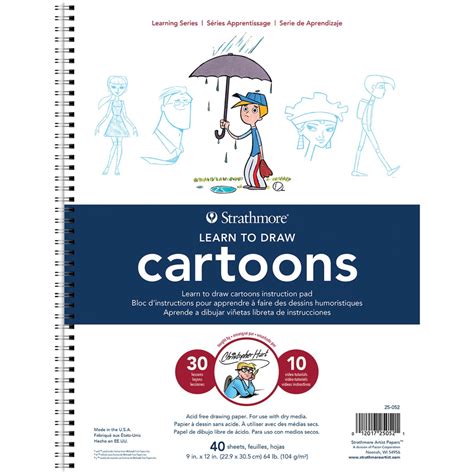 Strathmore Learn To Draw Cartoons Instruction Pad Michaels