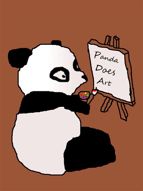 Panda Does Art