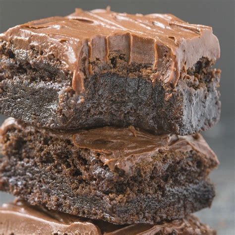 Super Fudgy Brownies With Thick Chocolate Frosting By Thebigmansworld