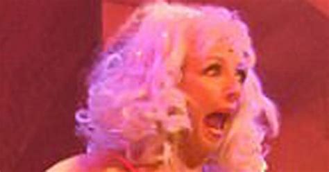Strictlys Debbie Mcgee 59 Flashes Underwear As She Performs Daring