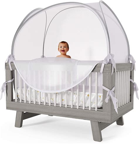 Nahbou Baby Crib Tent Crib Canopy Net Cover Crib Tent To