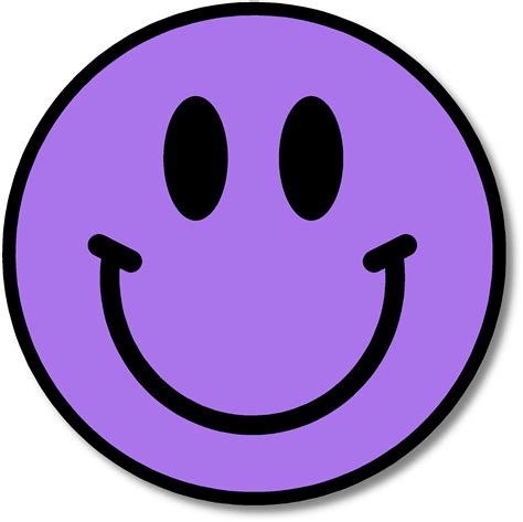 Purple Happy Face Clipart Best