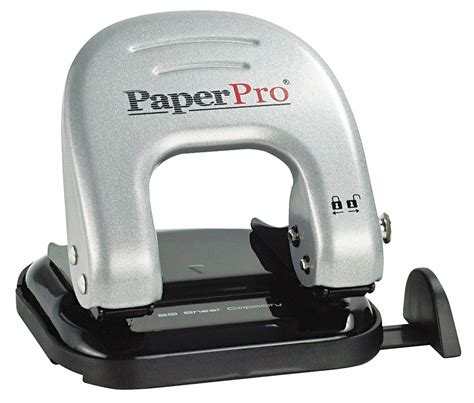 Paperpro Two Hole Paper Punch 20 Sheet Blksilver 35y602aci2310