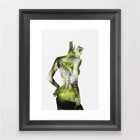 Tropical Woman Framed Art Print By Dada22 Society6