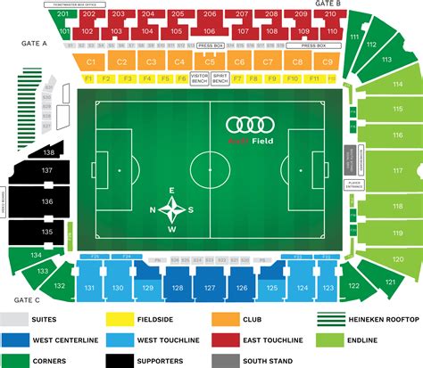 Audi Stadium Seating Chart