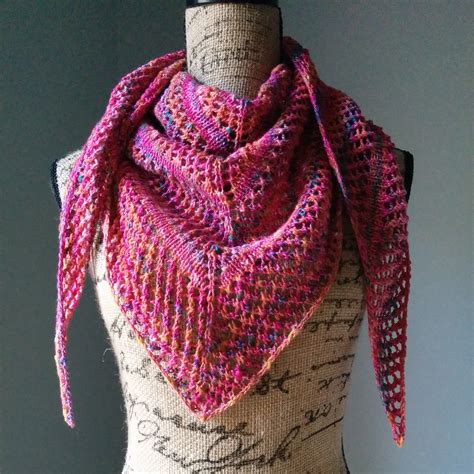 Casual Lace Knit Shawl Purl Avenue