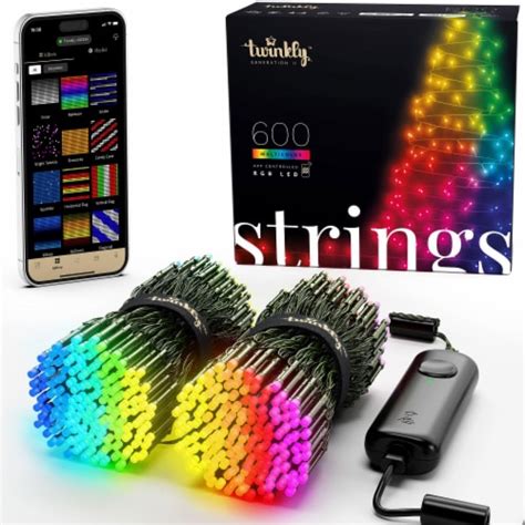 Twinkly Strings App Controlled Smart Led Christmas Lights 600