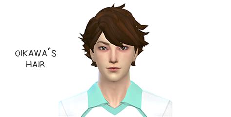Pin By Sky On Sims 4 Sims Hair Sims 4 Anime Sims 4 Haikyuu Cc