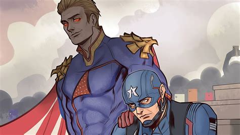 5k Free Download Homelander And Us Agent Captain America