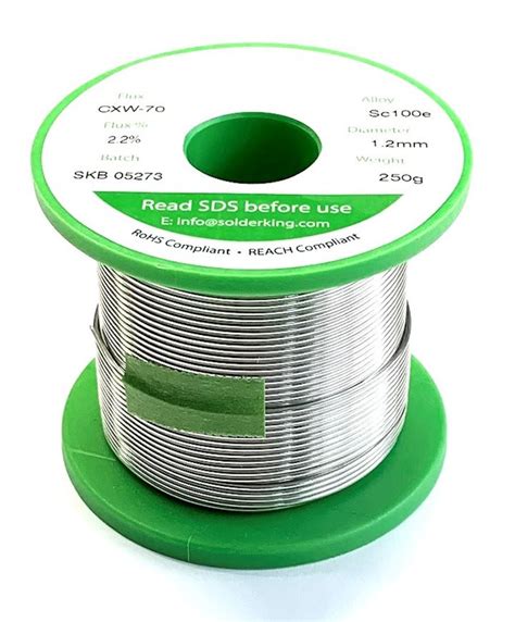 16mm Solder Lead Free 025kg R Sol250lf16 From Co Star