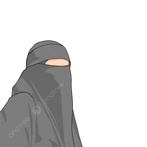 Niqabis Clipart Niqab Vector Hijab Girl Hijab Vector Png Transparent