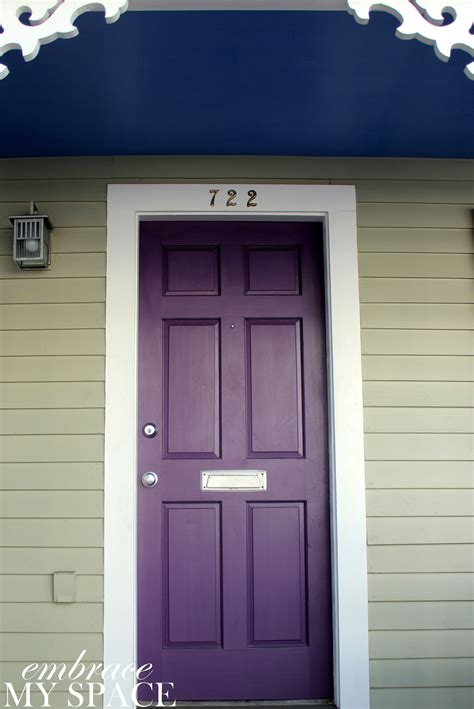Purple Front Door Purple Front Doors Exterior House Colors House