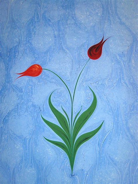 Beloved Bloom The Tulip In Turkish Art Art Botanical Art Turkish Art