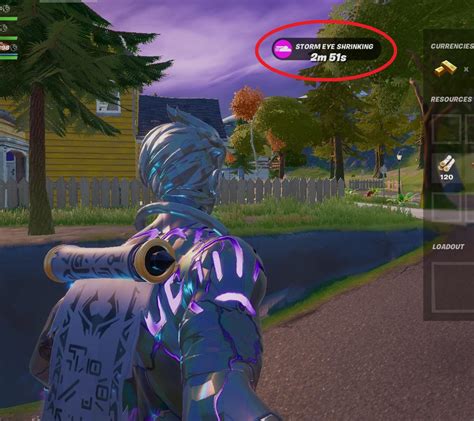 Is There A Way To Remove The Message Saying Storm Eye Shrinking In