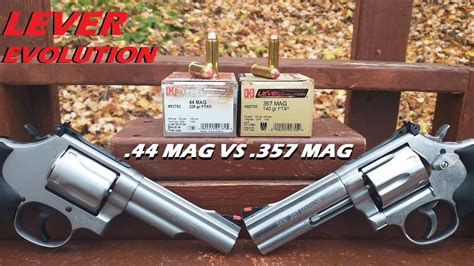 Hornady Leverevolution 357 Magnum Vs 44 Magnum Handgun Ballistic Test