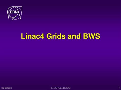 Ppt Linac4 Grids And Bws Powerpoint Presentation Free Download Id