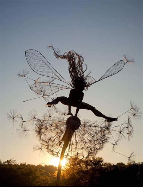 Skylark Robin Wight Fantasy Wire Fairy Art