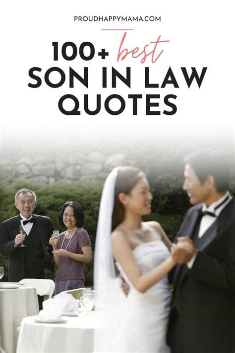 100 Son In Law Quotes And Sayings With Images