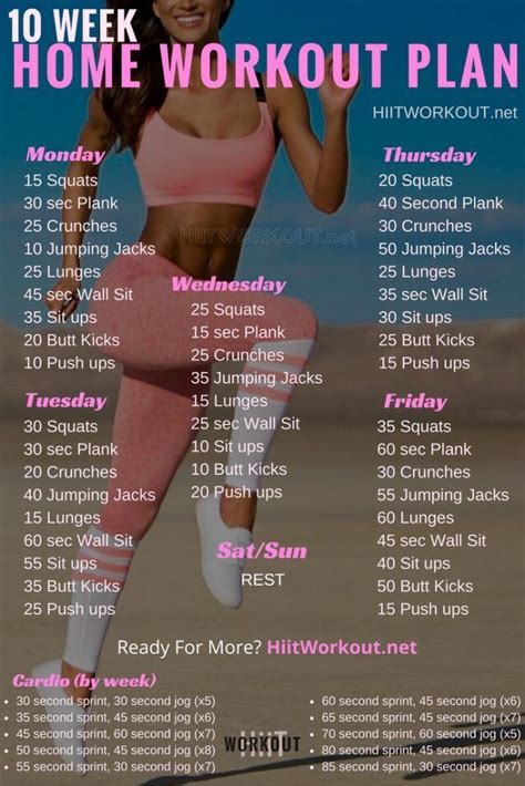 Pin by Ayylin on Fitness | At home workout plan, At home workouts ...