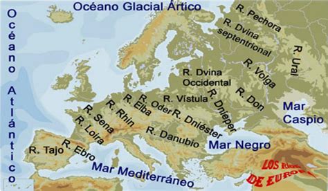Mapas Rios Europa