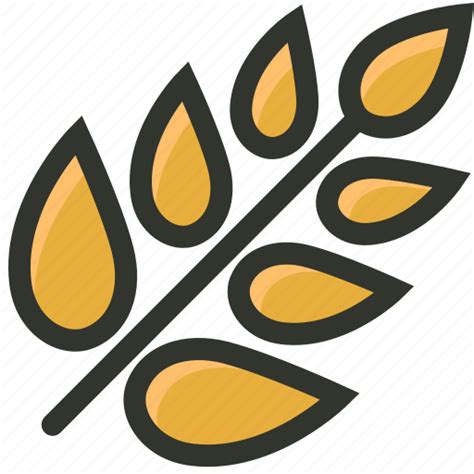 Agriculture Food Grain Rice Wheat Icon