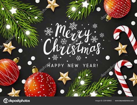 Christmas And New Year Greeting Card Designs