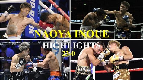 Naoya Inoue Highlights And Knockouts Youtube