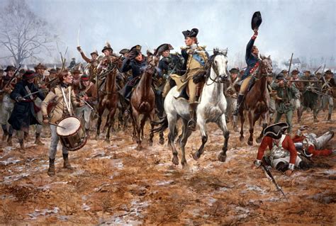 The American Victory At The Battle Of Princeton January 3 1777 Was