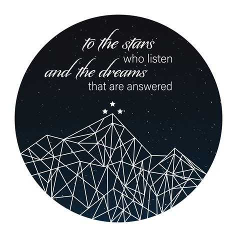 To The Stars Who Listen and the Dreams That Are Answered Acrylic Box by