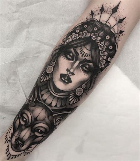 💀 Cecile 💀 On Instagram Mother Of Wolf 🖤 Done At Thechurchworkshop