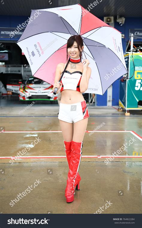 race queen japan action during autobacs foto stock 764822284 shutterstock