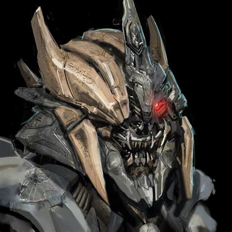 The Last Knight Hot Rod And Dark Of The Moon Megatron Concept Art By Josh
