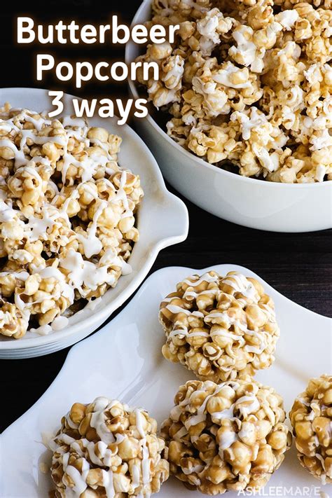 Butterbeer Popcorn Recipe And Video 3 Ways Crunchy Gooey And