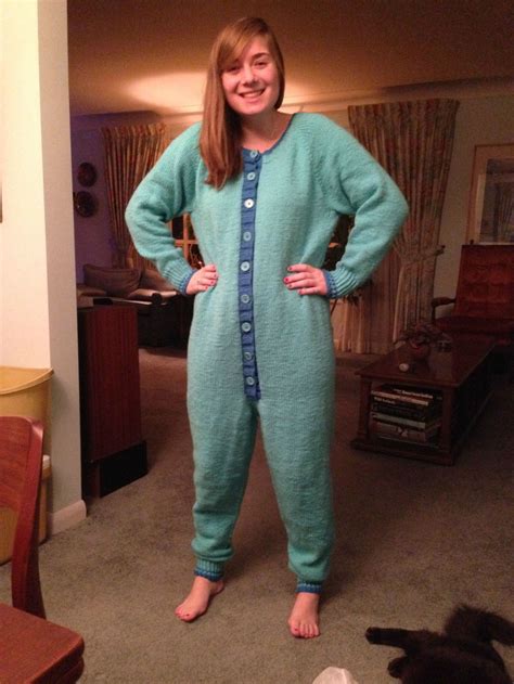 A Knitted Adult Onesie Make