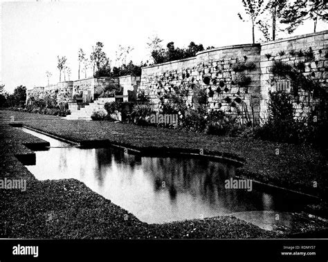 Brick Walled Gardens Black And White Stock Photos And Images Alamy