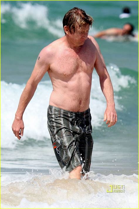 David Wenham Hits Bondi Beach Photo David Wenham Shirtless Photos Just Jared