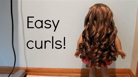 How To Curl Kananis Hair American Girl Hairstyles American Girl