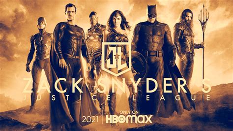 Zack Snyders Justice League Poster Hbo Max 2021 Justice League Photo 43370360 Fanpop