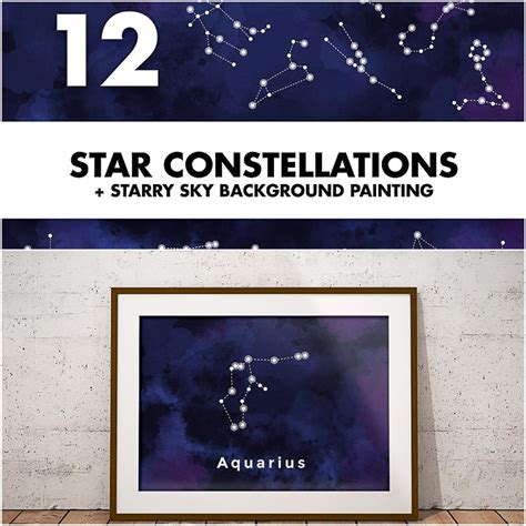 Star Constellations Vector Set Free Download