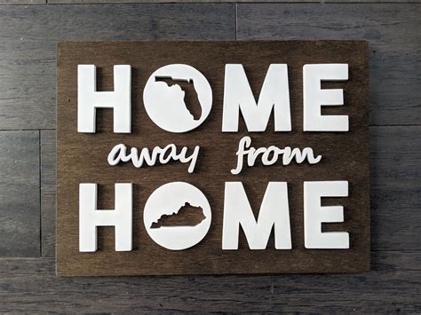 Home Away From Home Sign Flky Made By Jay Lane