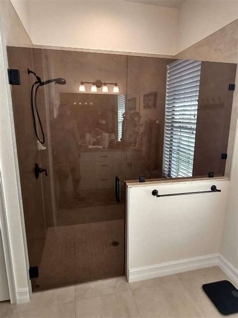 Tinted Glass Shower Screen Panel Me And My Glass