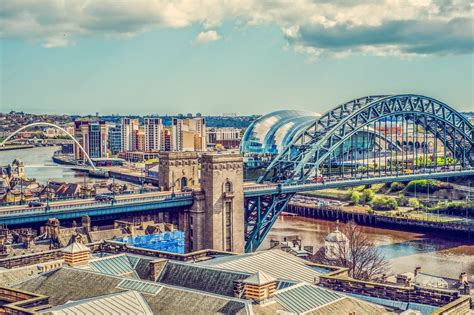 Middlesbrough (eng) vs newcastle (eng). Newcastle Upon Tyne, City 2/69 in the UK Cityscapes ...