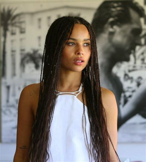 On a great day, you're lucky if it can hold a single curl, doesn't fall flat by midday, and isn't a grease ball by 3 p.m.(also, don't even get us. luvrumcake | Zoe kravitz braids, Hair styles, Braided ...