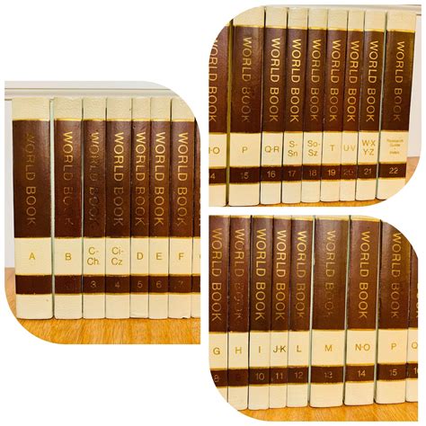 1976 World Book Encyclopedia Set Complete 22 Volume Set Etsy