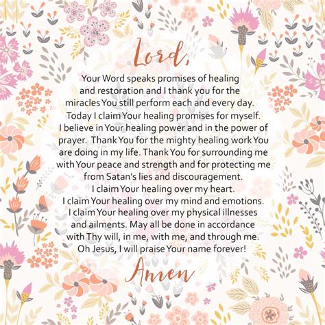 Healing Prayer Printables Download You Are Made New