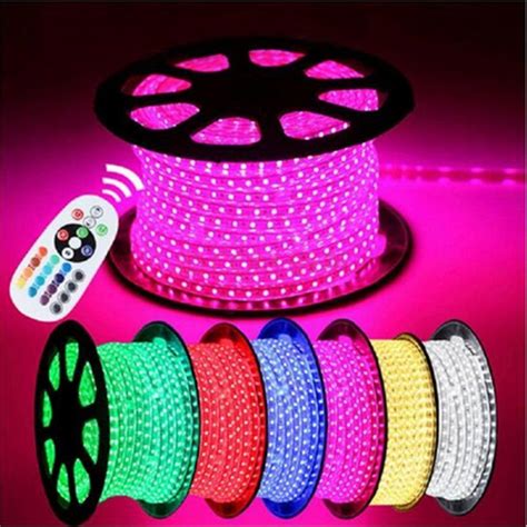 220v Dimmable Waterproof Led Strip 5050 Smd Rgb Led Lights Dublinie